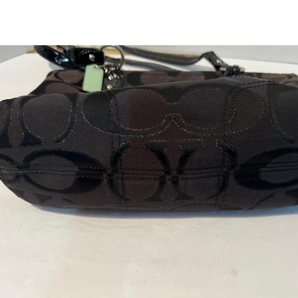 Coach black  Signature Small Tote # 23473 (See pictures) - Picture 9 of 12